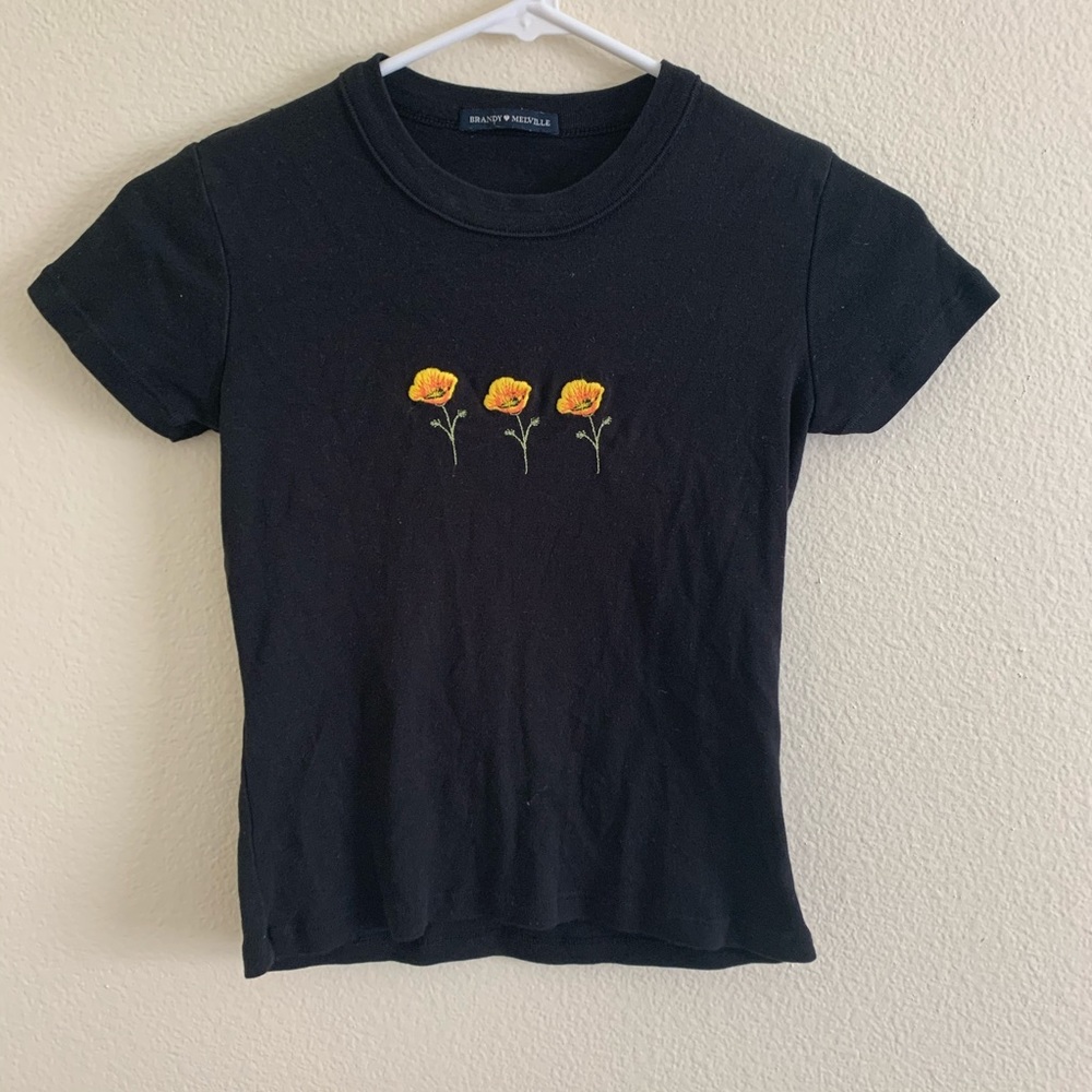 John Galt Brandy Melville Hailie Poppy Top